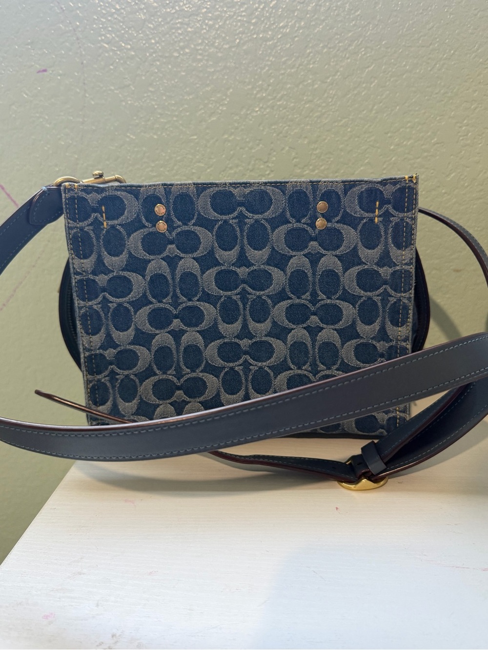 Coach Rogue 25 bag in Signature Denim - Picture 15 of 15